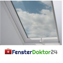 Dachfenster Skylight Kunststoff weiß mit Eindeckrahmen Dachziegel