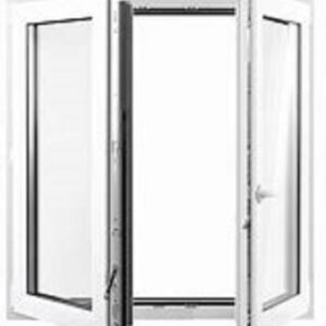 Breite 1600 mm - 2 Flügel Stulp ohne Pfosten zum drehen und kippen mit 2fach ode